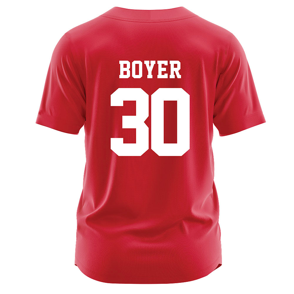 Illinois State - NCAA Softball : Ella Boyer - Red Jersey-1