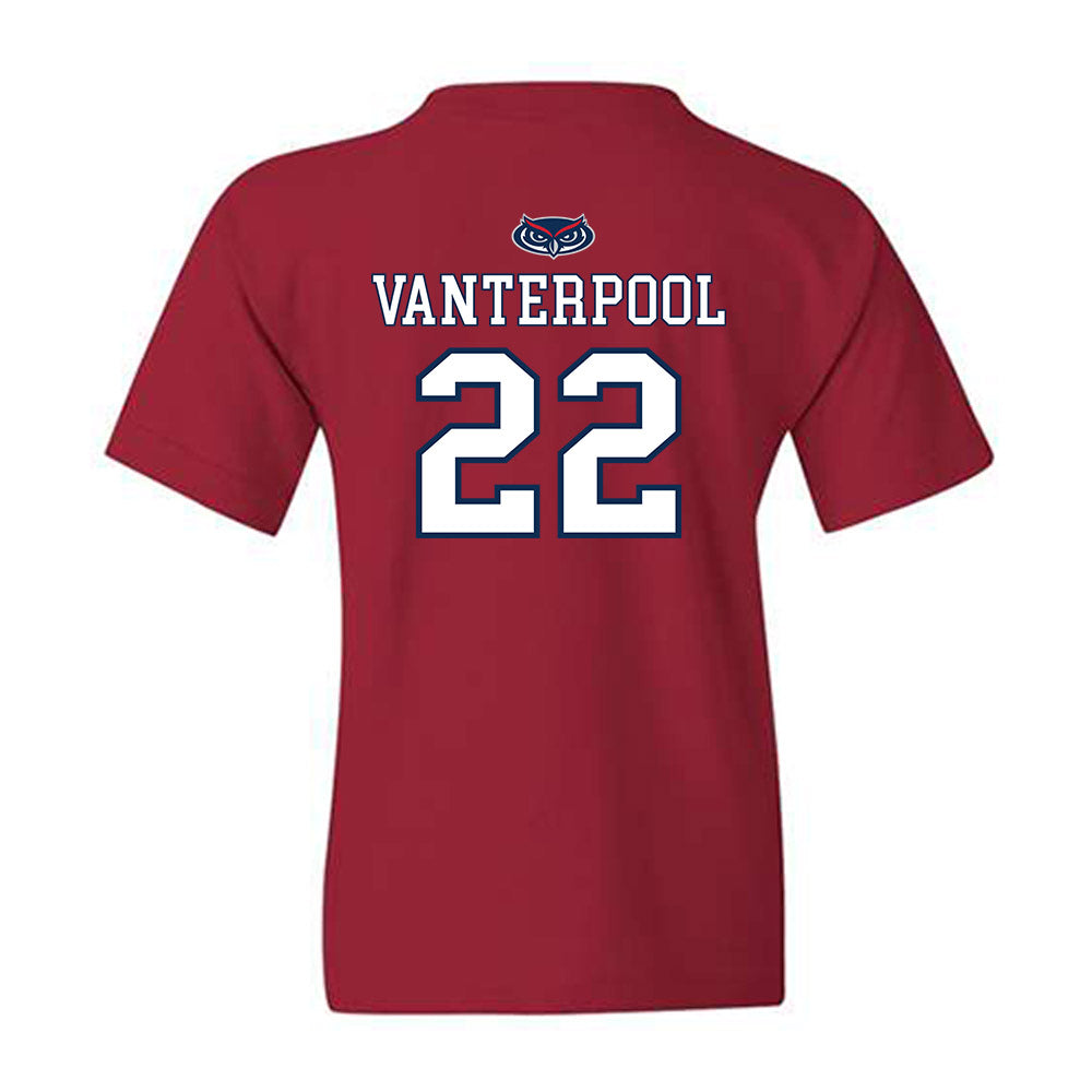 FAU - NCAA Men's Basketball : Devin Vanterpool - Youth T-Shirt-1