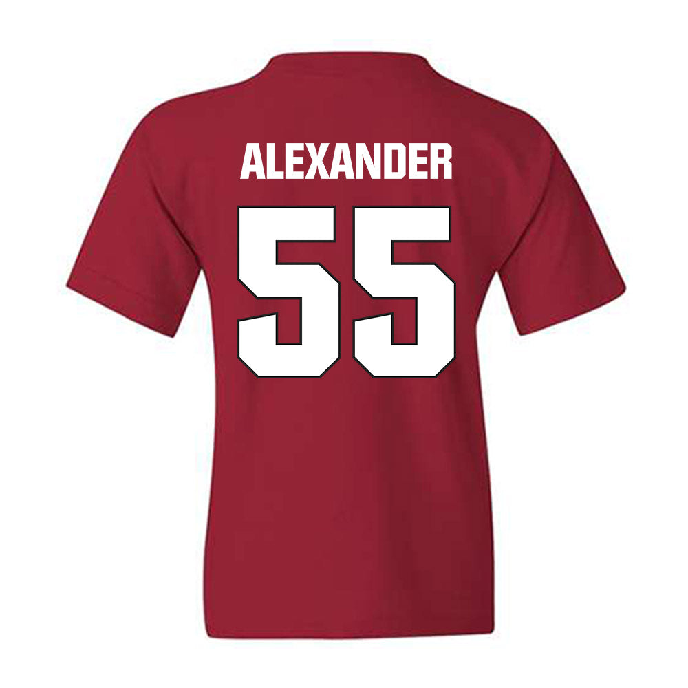 NC State - NCAA Football : Blair Alexander - Sports Shersey Youth T-Shirt-1
