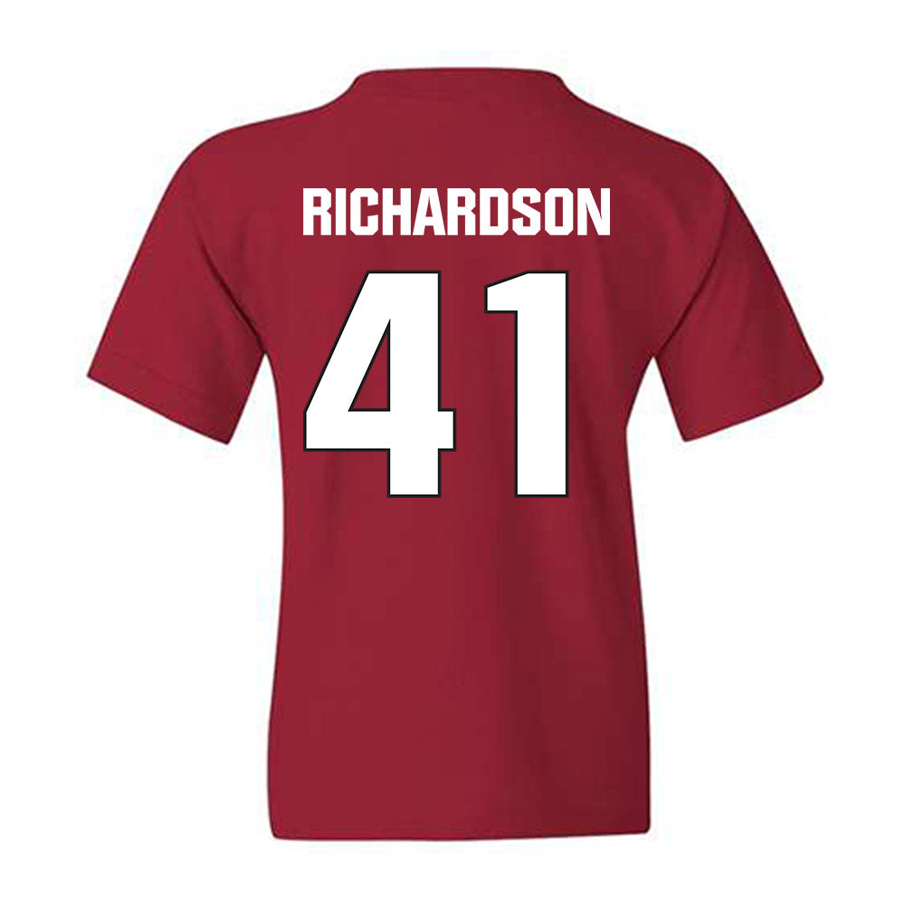 NC State - NCAA Football : AJ Richardson - Sports Shersey Youth T-Shirt-1