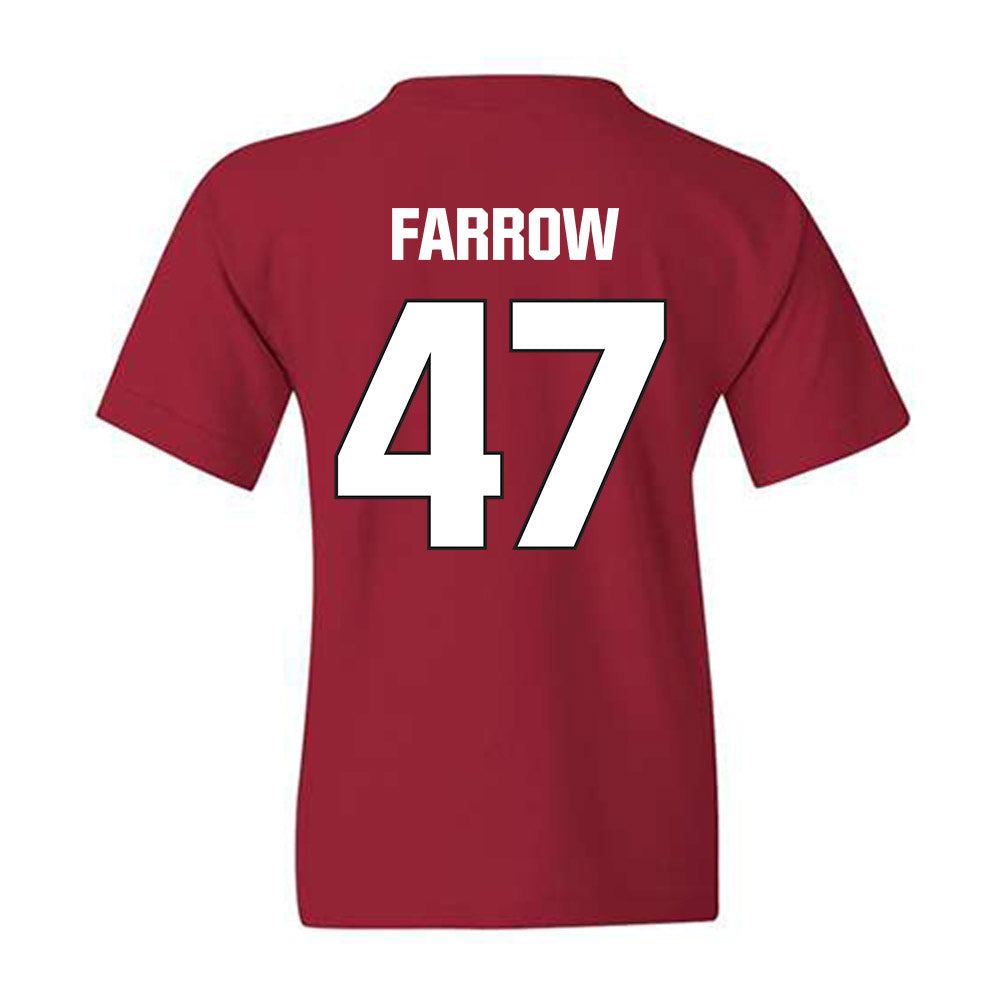 NC State - NCAA Football : Adrian Farrow - Sports Shersey Youth T-Shirt-1