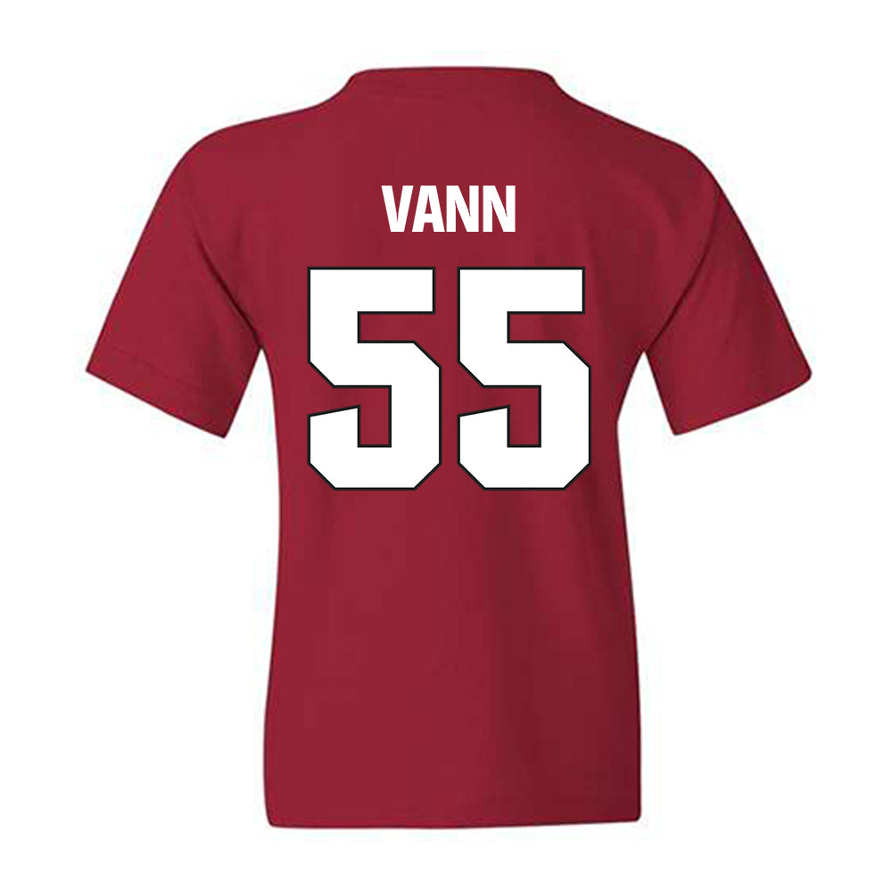 NC State - NCAA Football : Rylan Vann - Sports Shersey Youth T-Shirt-1