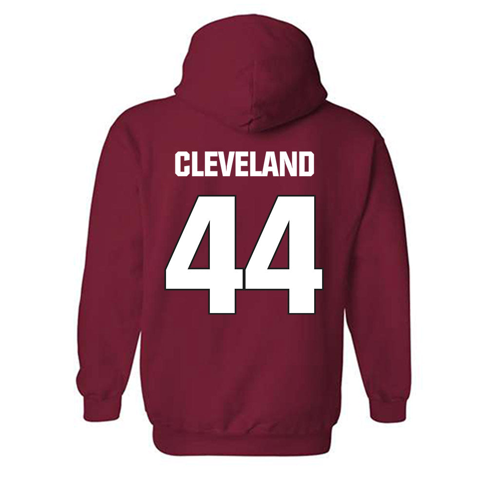 NC State - NCAA Football : Brandon Cleveland - Sports Shersey Hooded Sweatshirt-1