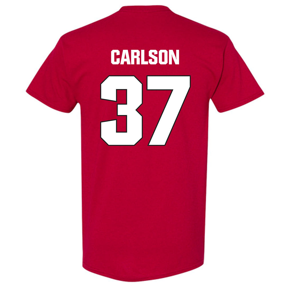 NC State - NCAA Football : Addison Carlson - Sports Shersey T-Shirt-1