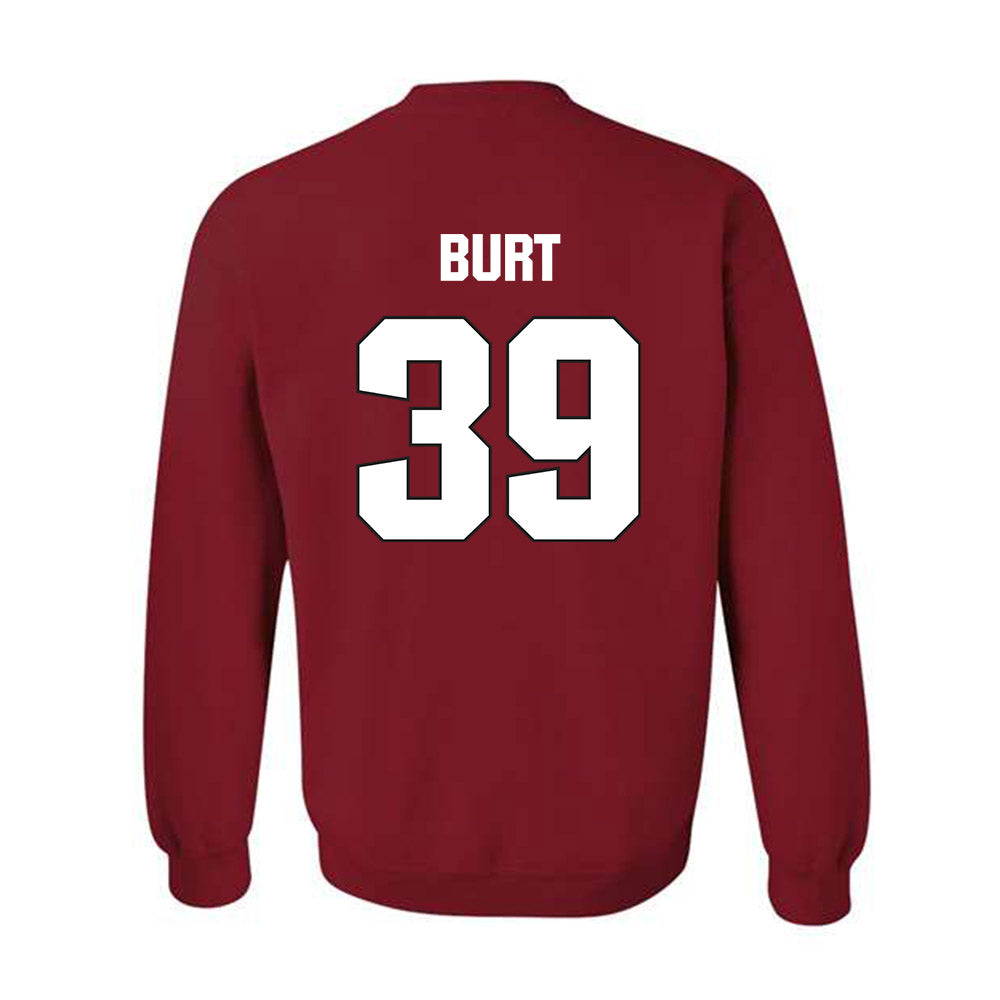 NC State - NCAA Football : Foster Burt - Sports Shersey Crewneck Sweatshirt-1