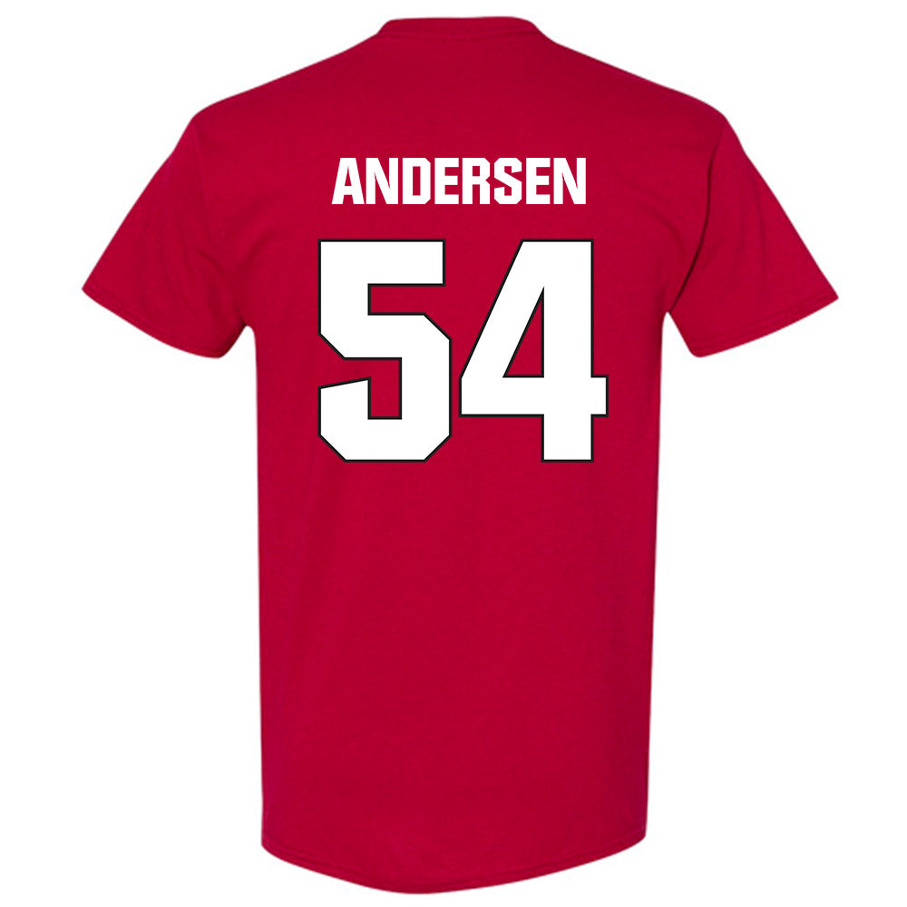 NC State - NCAA Football : Teague Andersen - Sports Shersey T-Shirt-1