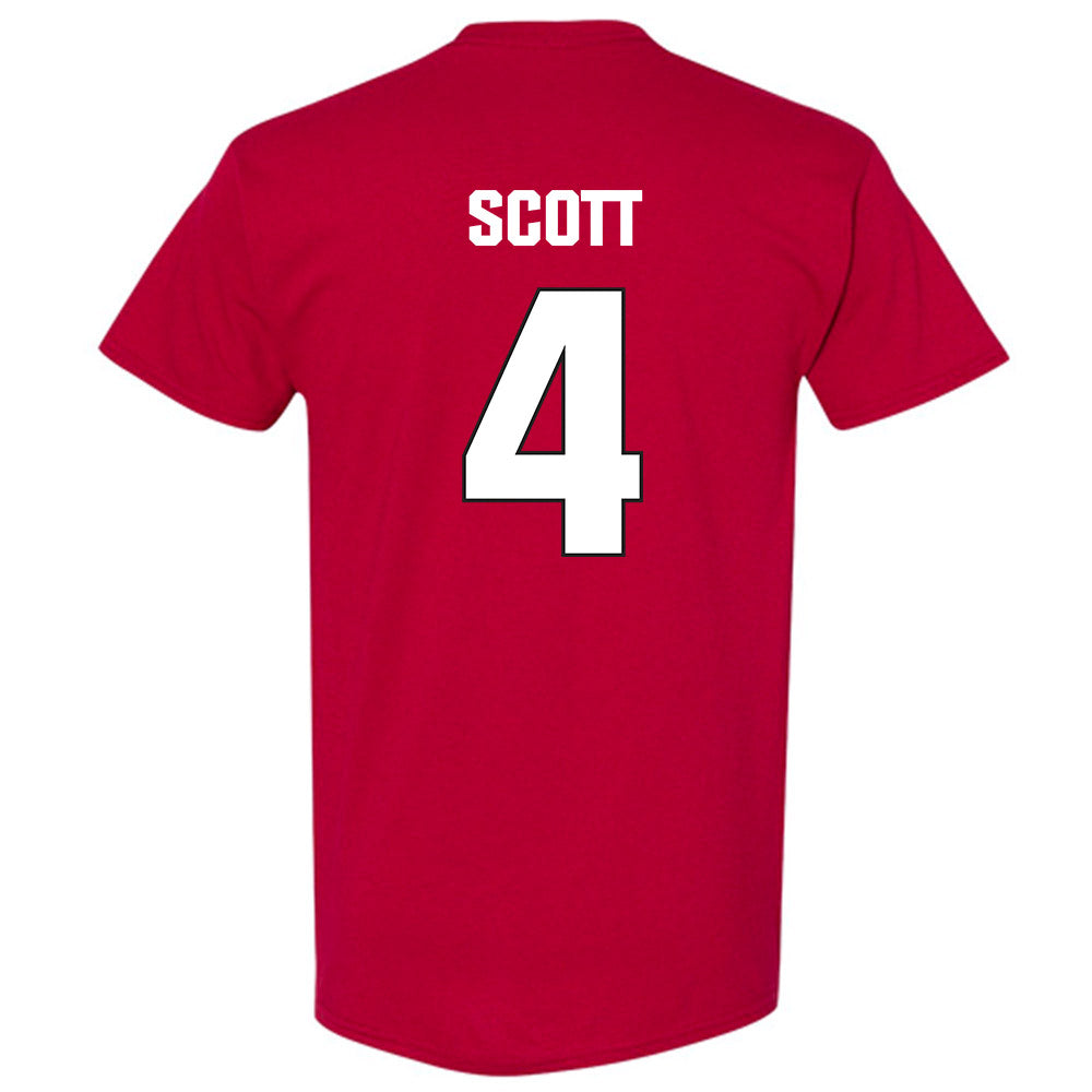 NC State - NCAA Football : Jayden Scott - Sports Shersey T-Shirt-1