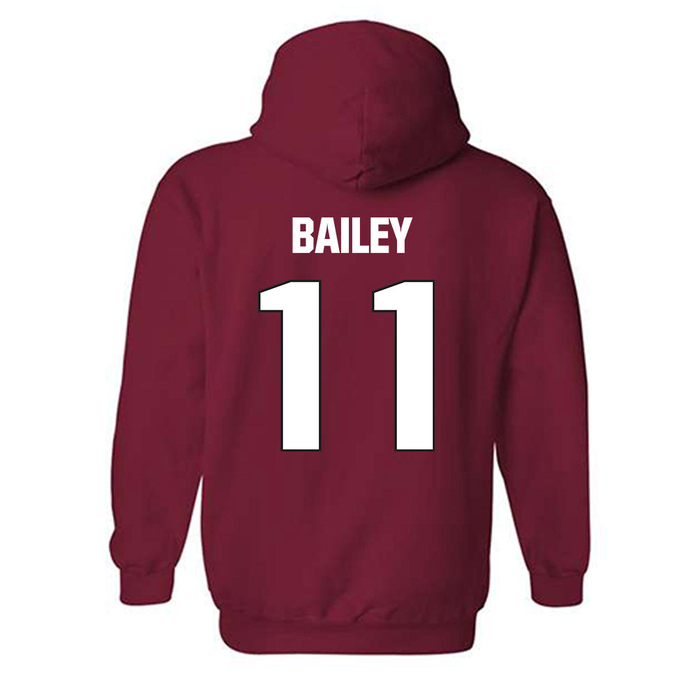 NC State - NCAA Football : Cedrick Bailey - Sports Shersey Hooded Sweatshirt-1