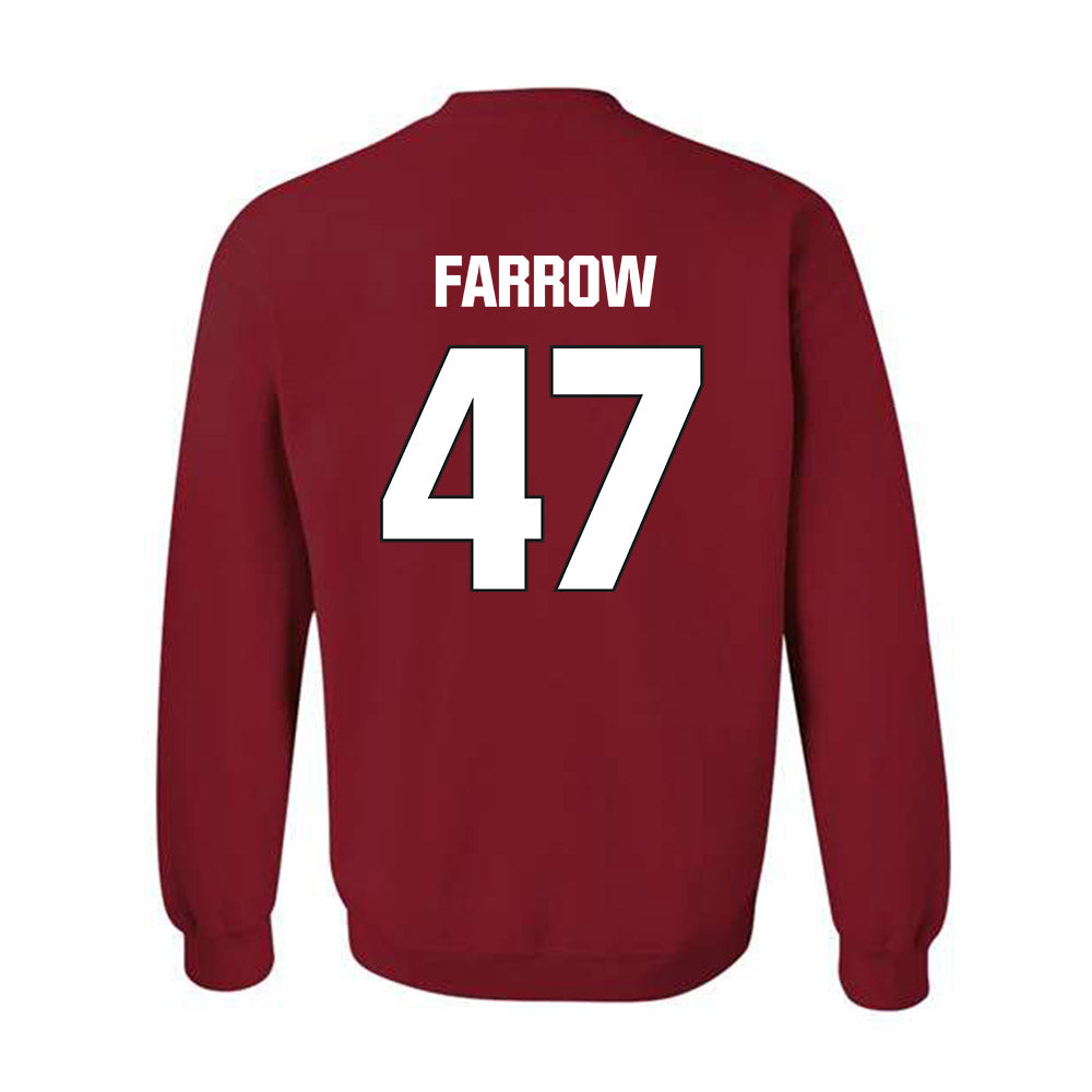 NC State - NCAA Football : Adrian Farrow - Sports Shersey Crewneck Sweatshirt-1