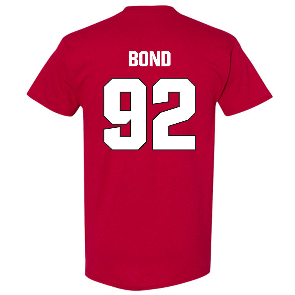 NC State - NCAA Football : Chase Bond - Sports Shersey T-Shirt-1
