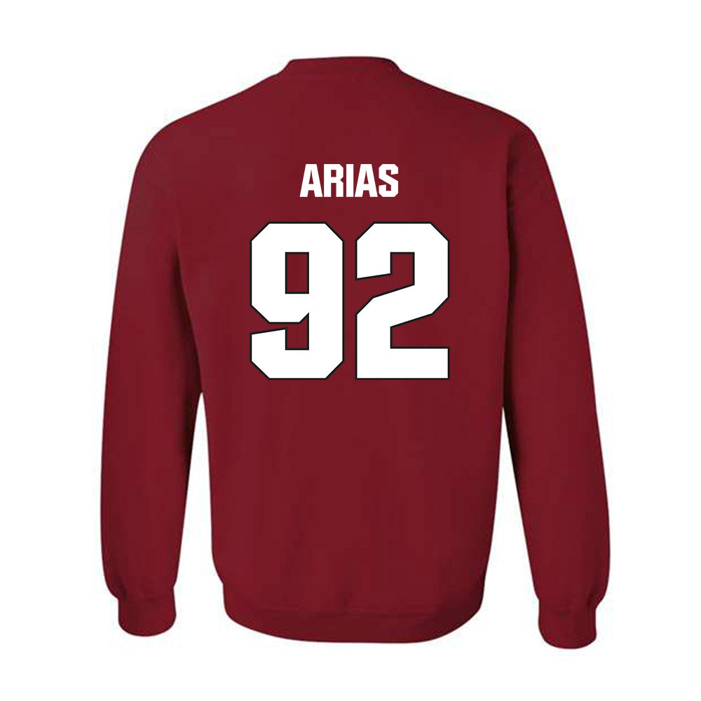 NC State - NCAA Football : Aiden Arias - Sports Shersey Crewneck Sweatshirt-1