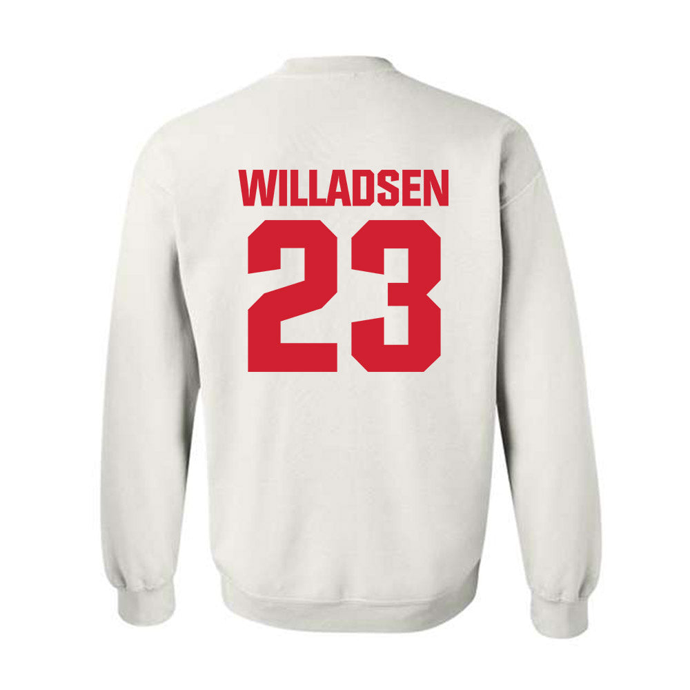 NC State - NCAA Baseball : Matt Willadsen - Crewneck Sweatshirt Classic Shersey