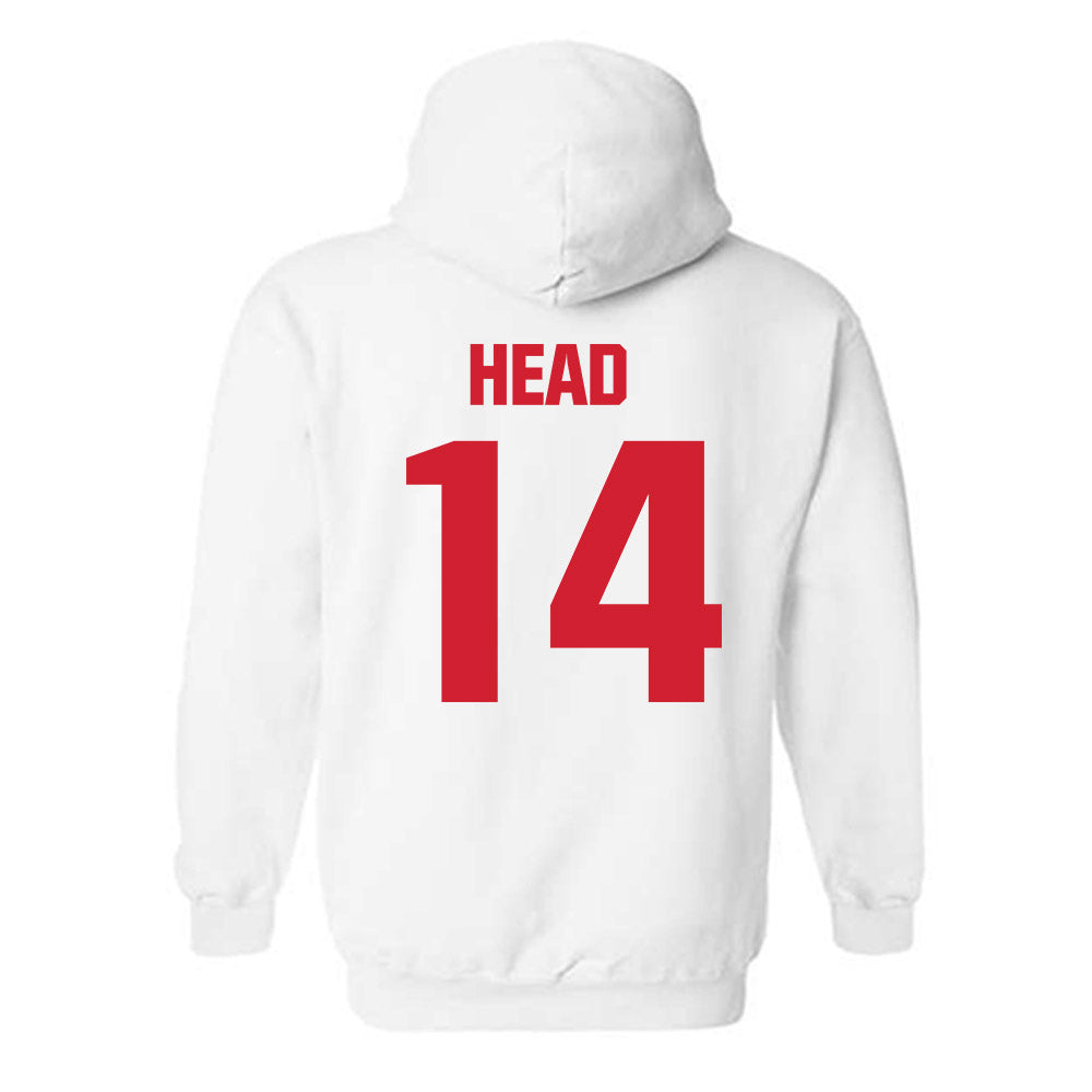 NC State - NCAA Baseball : Ty Head - Classic Shersey Hooded Sweatshirt
