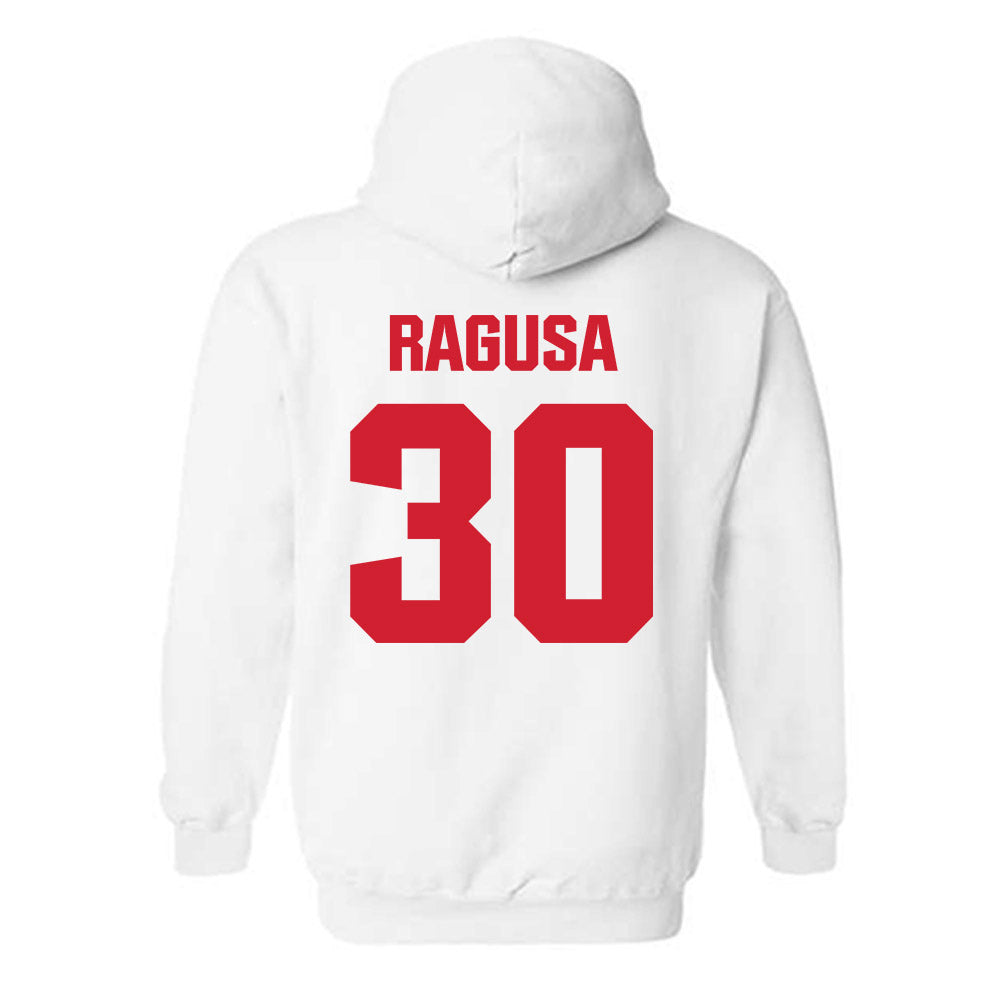 NC State - NCAA Baseball : Mikey Ragusa - Classic Shersey Hooded Sweatshirt-1