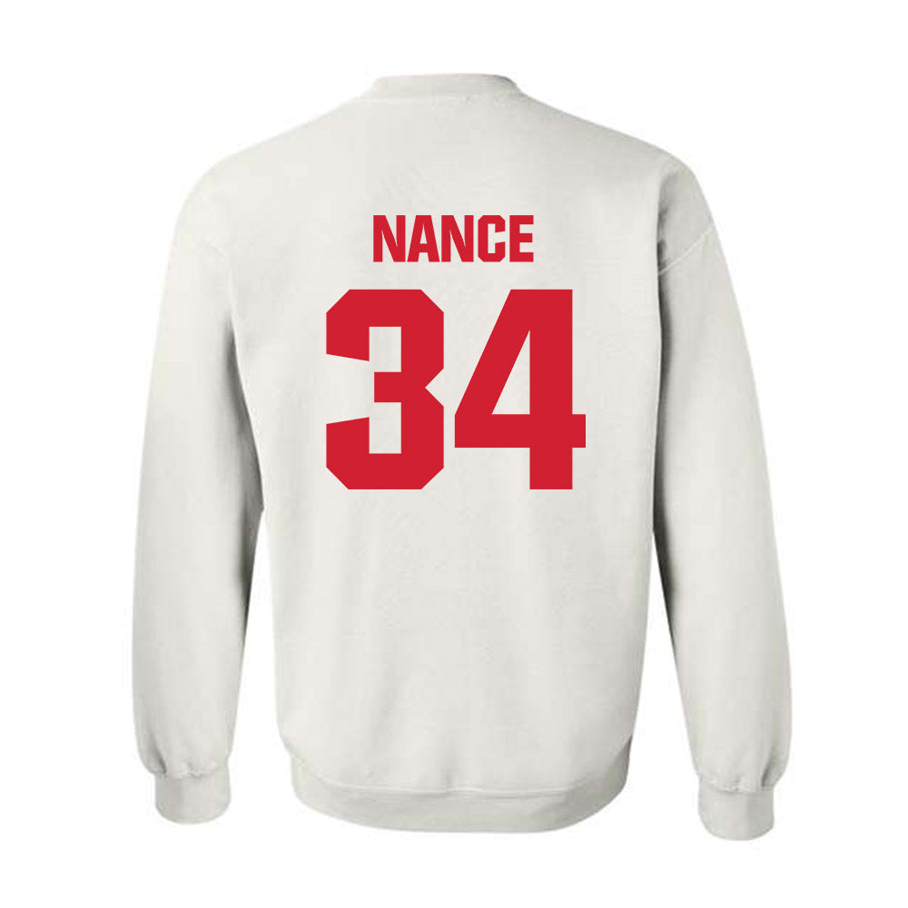 NC State - NCAA Baseball : Anderson Nance - Classic Shersey Crewneck Sweatshirt-1