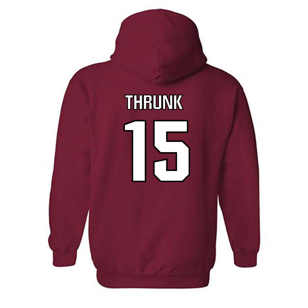 NC State - NCAA Softball : Teagan Thrunk - Classic Shersey Hooded Sweatshirt
