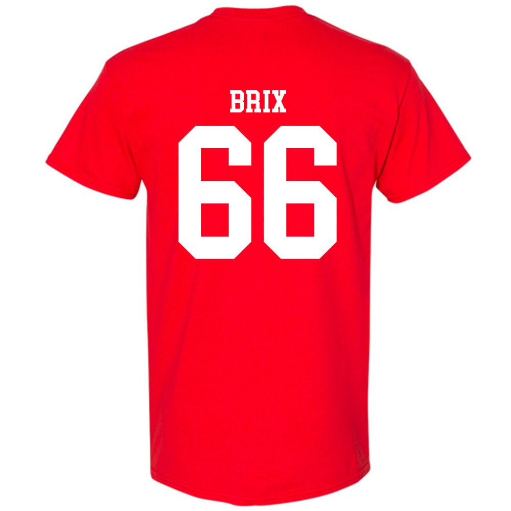 Nebraska - NCAA Football : Grant Brix - Fashion Shersey T-Shirt-1