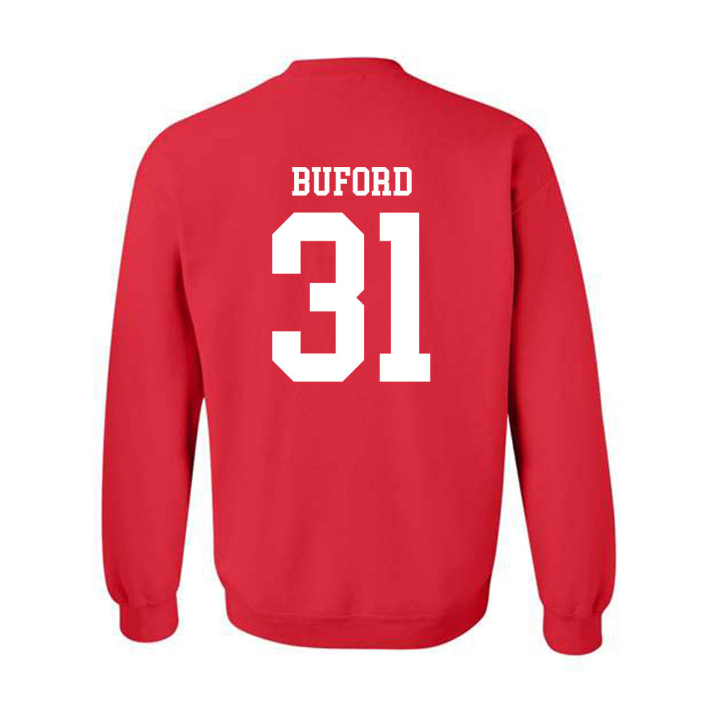 Nebraska - NCAA Football : Mario Buford - Fashion Shersey Crewneck Sweatshirt-1