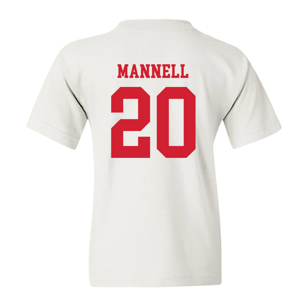 Nebraska - NCAA Baseball : Kevin Mannell - Sports Shersey Youth T-Shirt-1