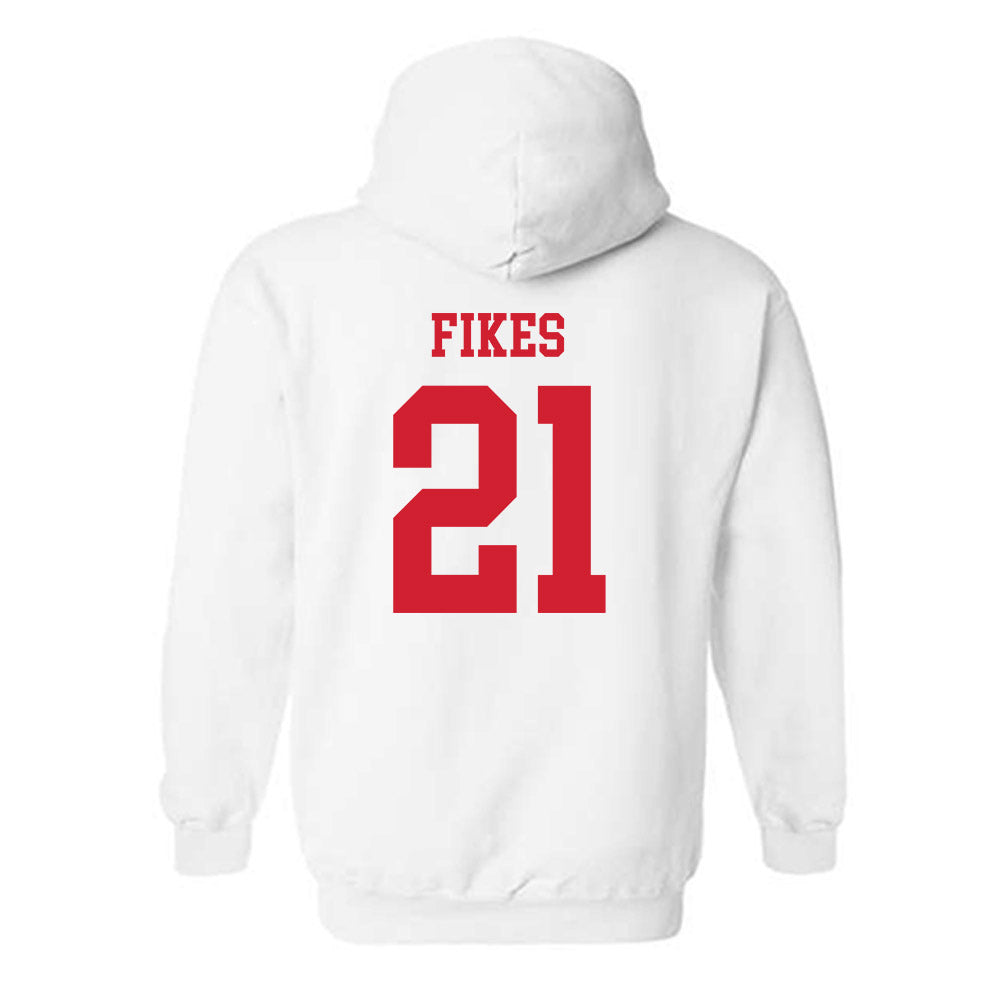 Nebraska - NCAA Baseball : Trey Fikes - Sports Shersey Hooded Sweatshirt-1