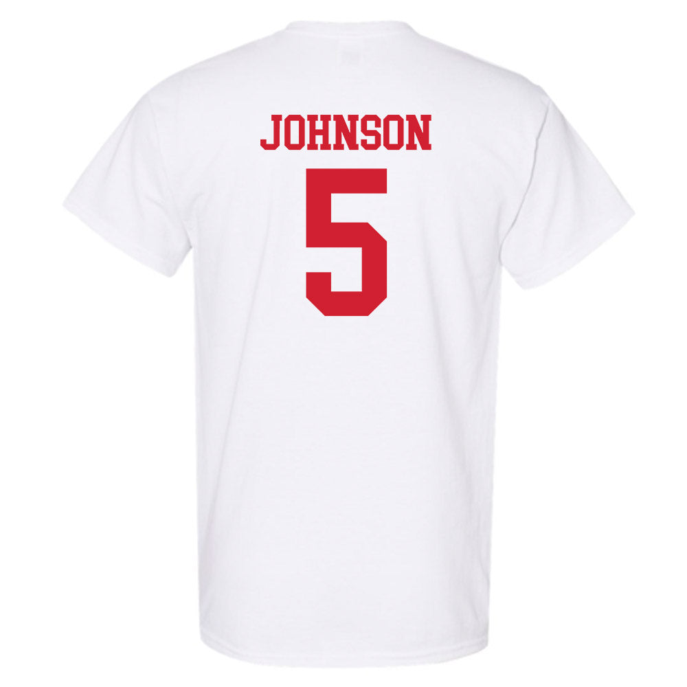 Nebraska - NCAA Women's Basketball : Claire Johnson - Generic Shersey T-Shirt-1