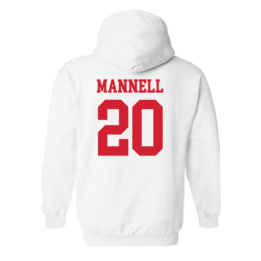 Nebraska - NCAA Baseball : Kevin Mannell - Generic Shersey Hooded Sweatshirt-1