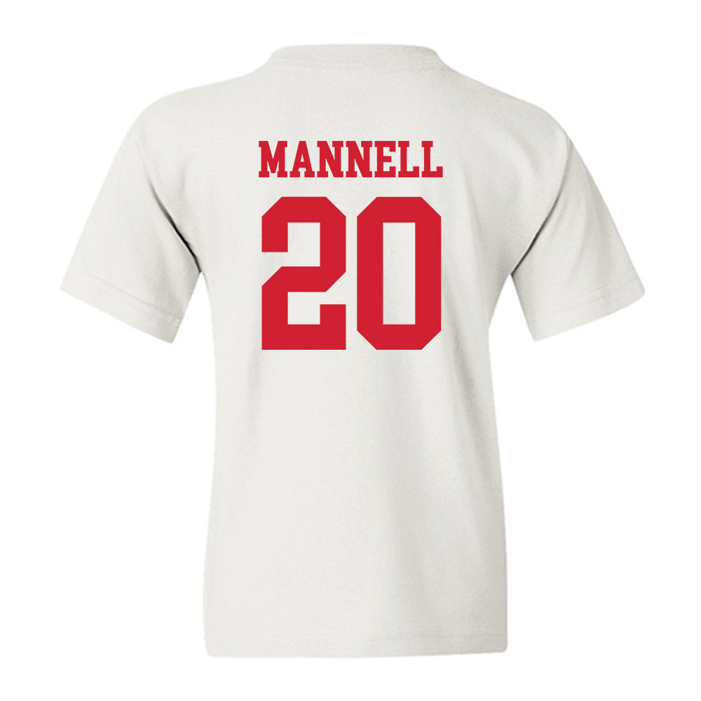 Nebraska - NCAA Baseball : Kevin Mannell - Generic Shersey Youth T-Shirt-1
