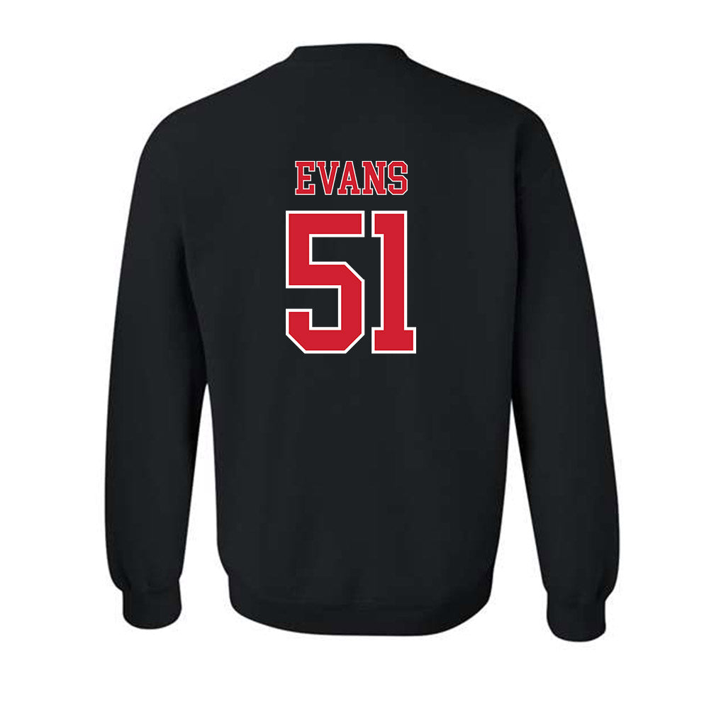 Nebraska - NCAA Football : Justin Evans - Generic Shersey Crewneck Sweatshirt-1