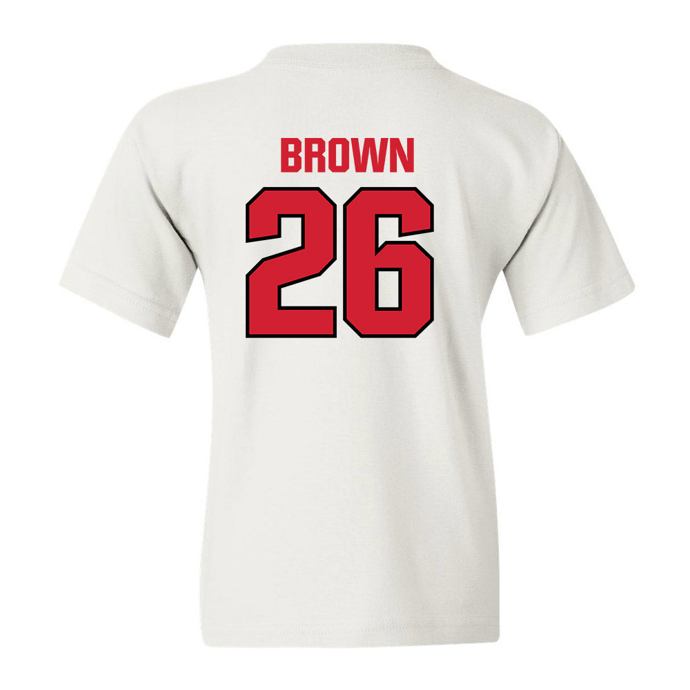 NC State - NCAA Football : Asaad Brown - Youth T-Shirt