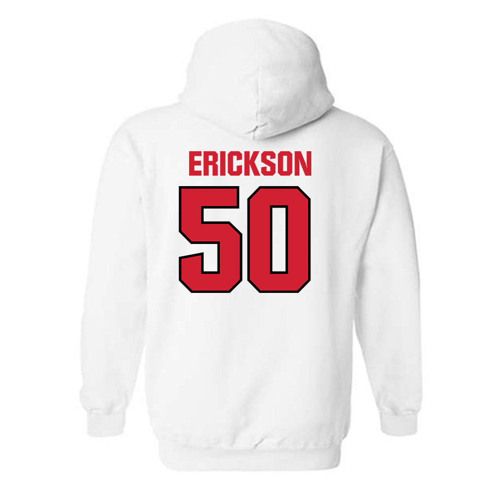NC State - NCAA Football : Val Erickson - Classic Shersey Hooded Sweatshirt-1