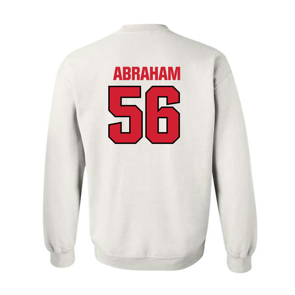 NC State - NCAA Football : Omarian Abraham - Classic Shersey Crewneck Sweatshirt-1