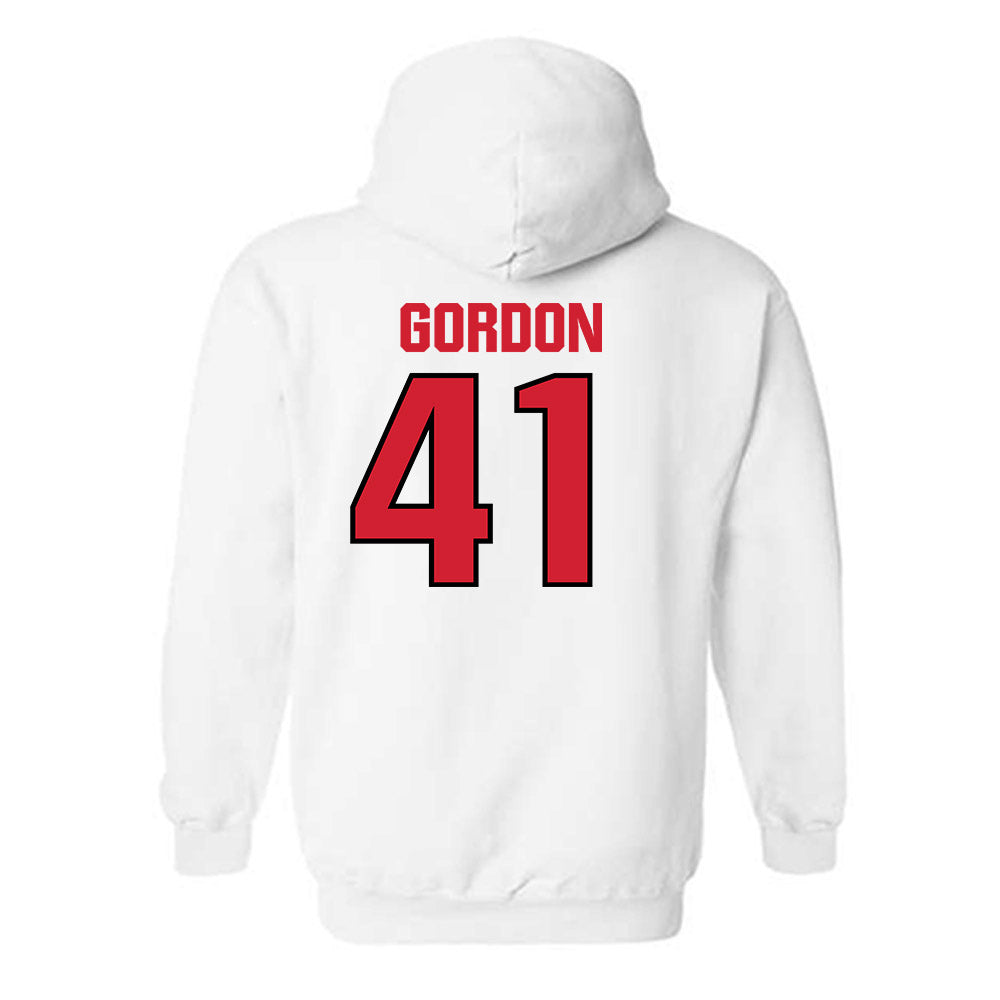 NC State - NCAA Football : Caden Gordon - Classic Shersey Hooded Sweatshirt-1
