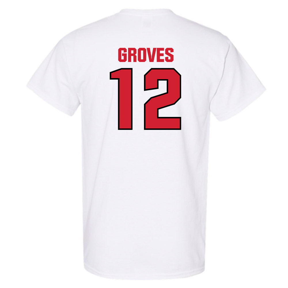 NC State - NCAA Football : Elijah Groves - Classic Shersey T-Shirt-1