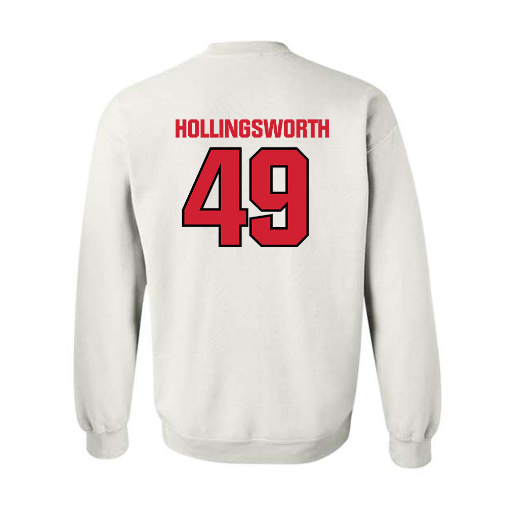 NC State - NCAA Football : Aiden Hollingsworth - Crewneck Sweatshirt
