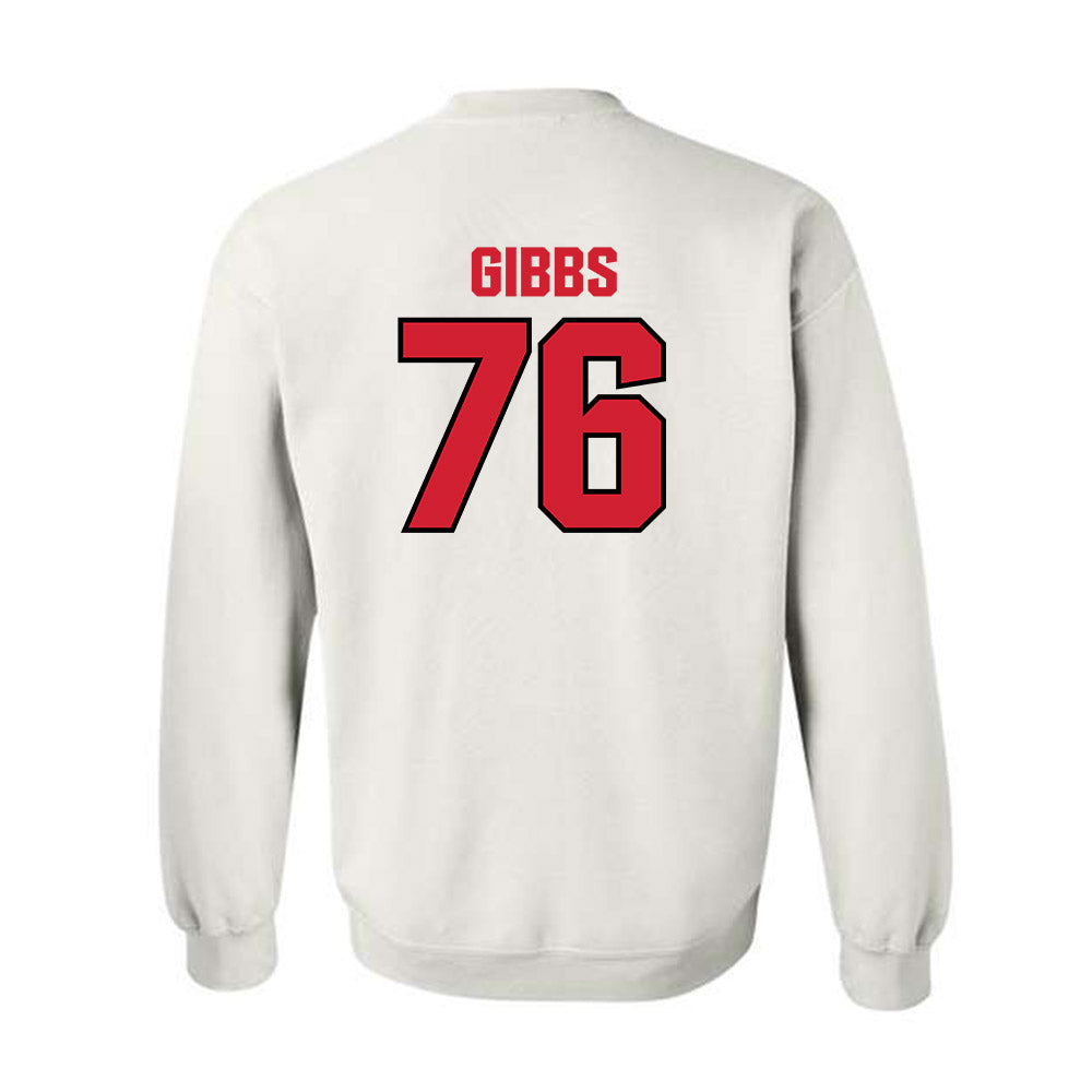 NC State - NCAA Football : Michael Gibbs - Classic Shersey Crewneck Sweatshirt-1