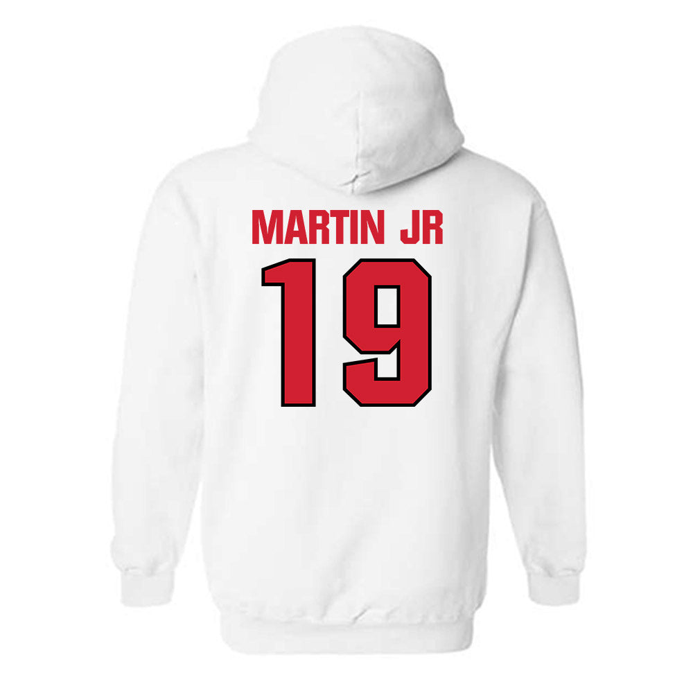 NC State - NCAA Football : KJ Martin Jr - Classic Shersey Hooded Sweatshirt