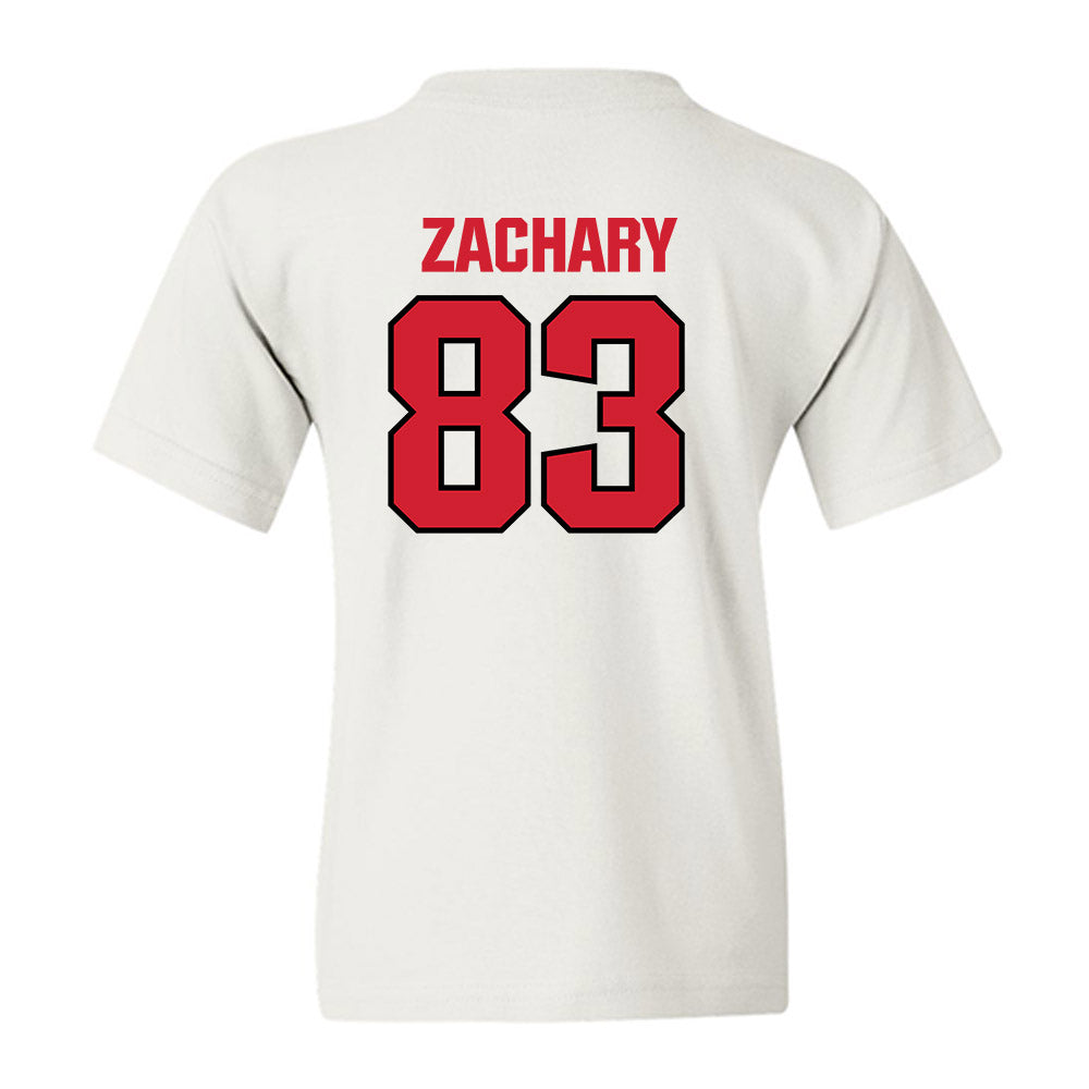 NC State - NCAA Football : Christian Zachary - Classic Shersey Youth T-Shirt-1