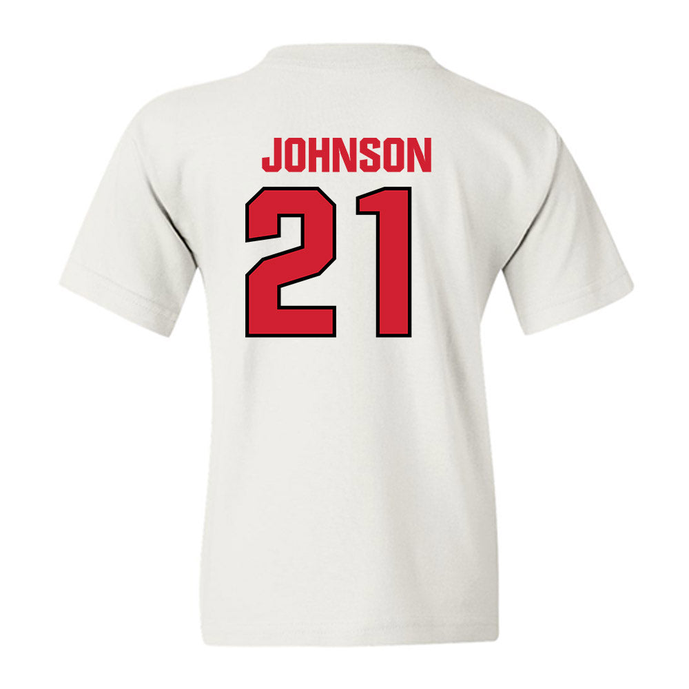 NC State - NCAA Football : Jamel Johnson - Classic Shersey Youth T-Shirt-1