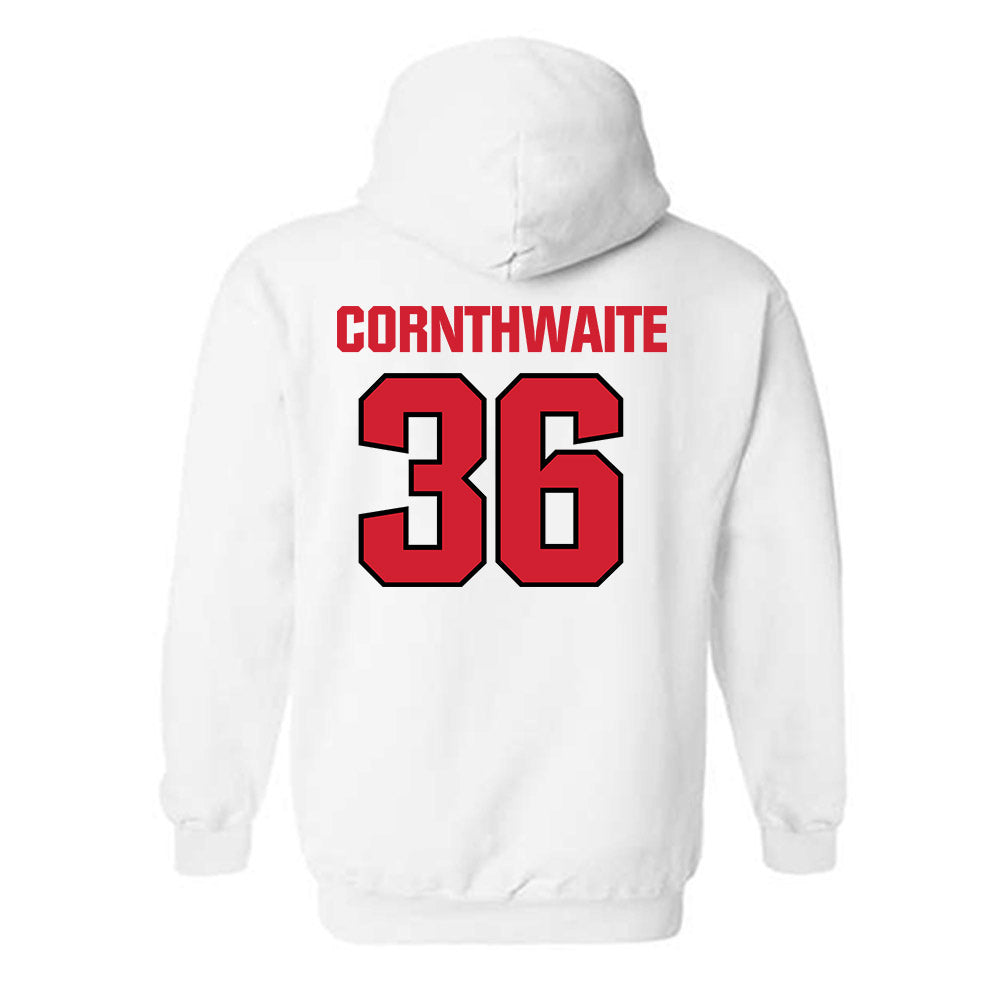 NC State - NCAA Football : Cameron Cornthwaite - Classic Shersey Hooded Sweatshirt-1