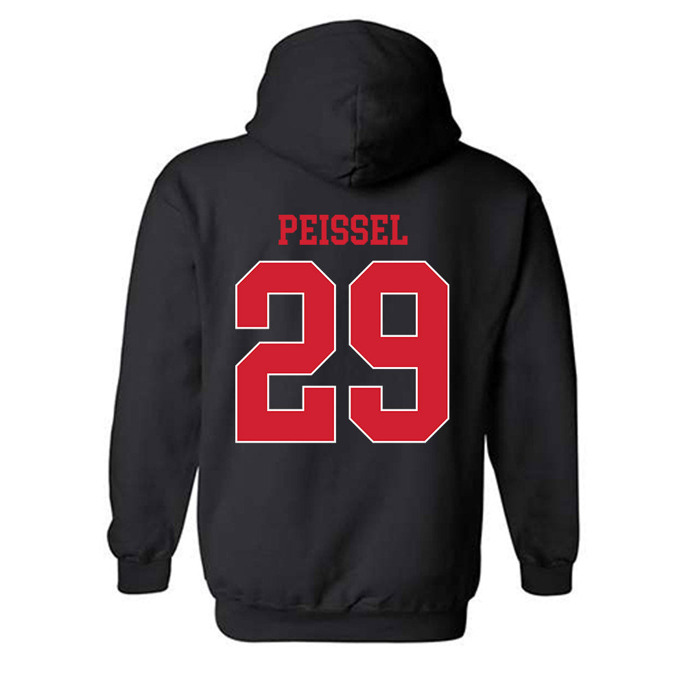 NC State - NCAA Baseball : Julien Peissel - Sports Shersey Hooded Sweatshirt