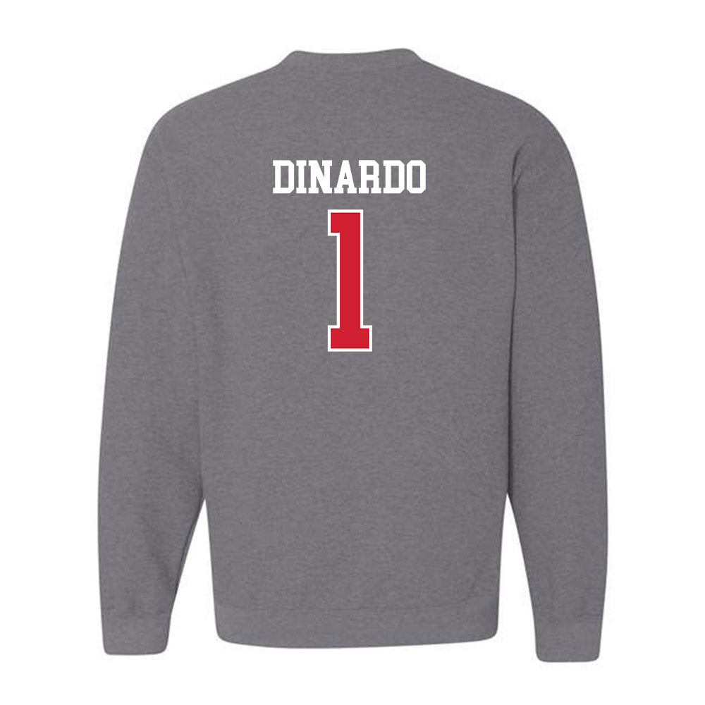 Nebraska - NCAA Softball : Olivia DiNardo - Sports Shersey Crewneck Sweatshirt-1
