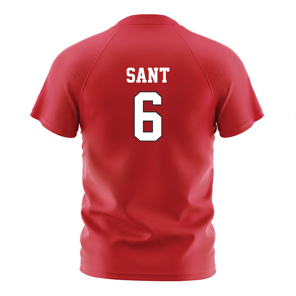 Nebraska - NCAA Women's Soccer : Sadie Sant - Red Soccer Jersey-1