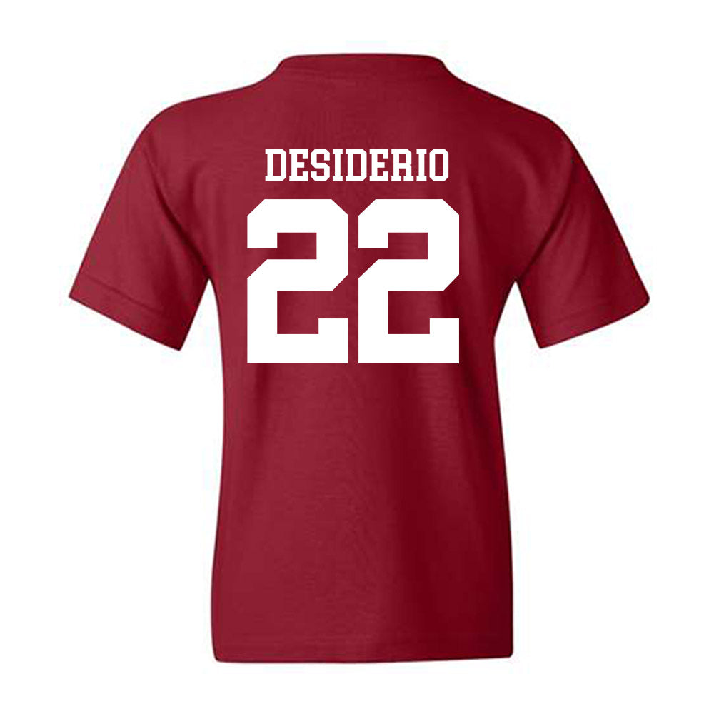 UMass - NCAA Football : Cookie Desiderio - Generic Shersey Youth T-Shirt-1