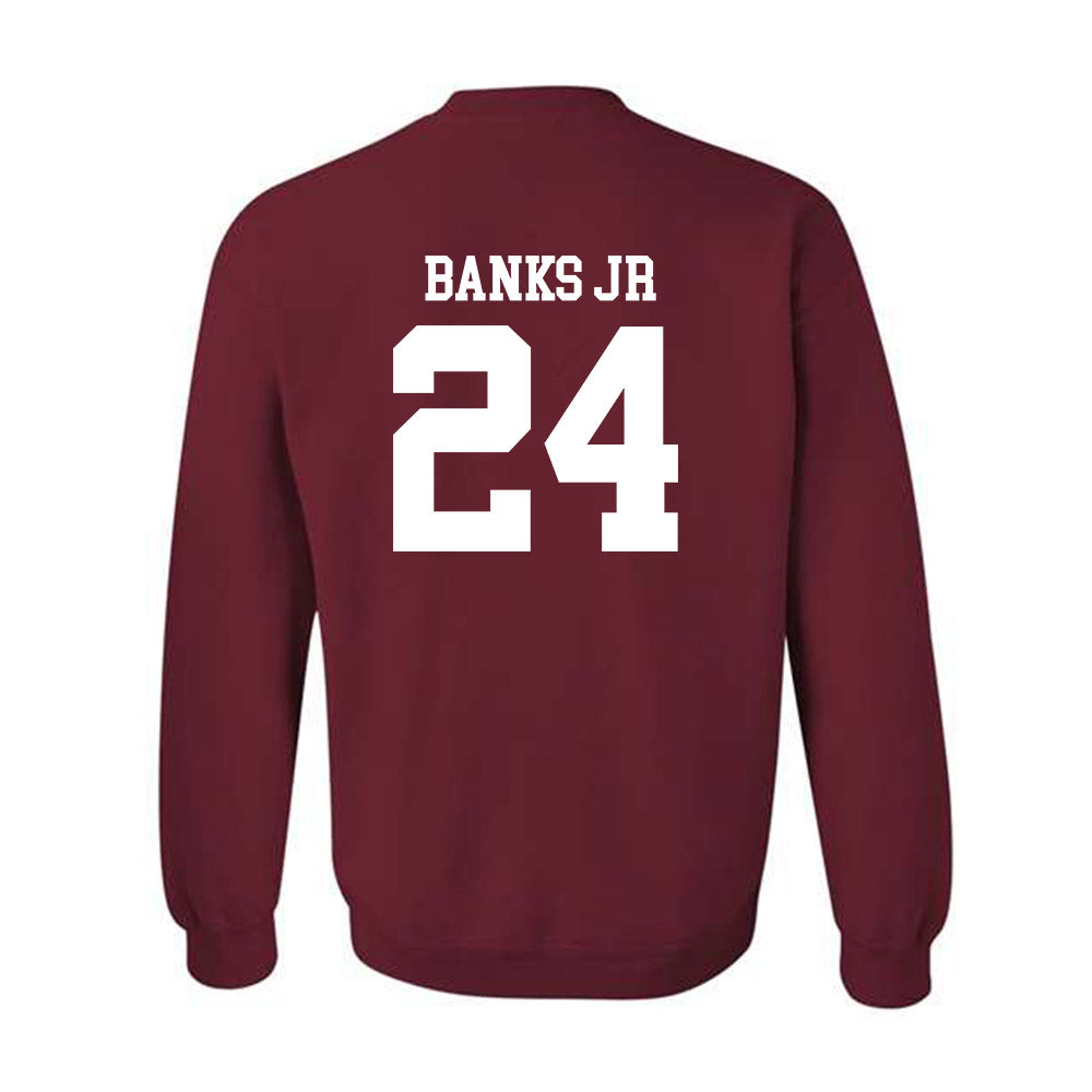 UMass - NCAA Men's Basketball : Marcus Banks Jr - Generic Shersey Crewneck Sweatshirt-1