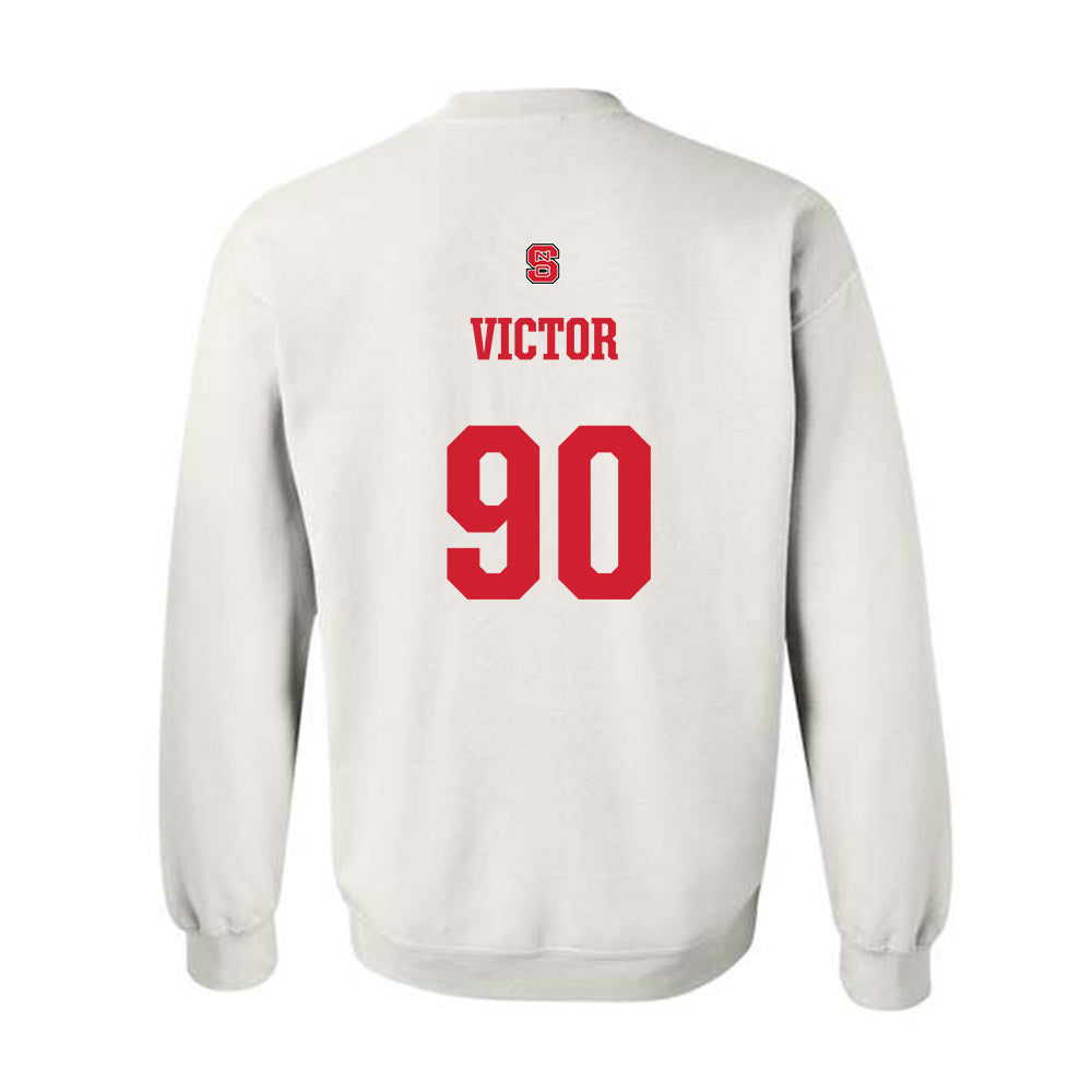 NC State - NCAA Football : Josiah Victor - Generic Shersey Crewneck Sweatshirt-1