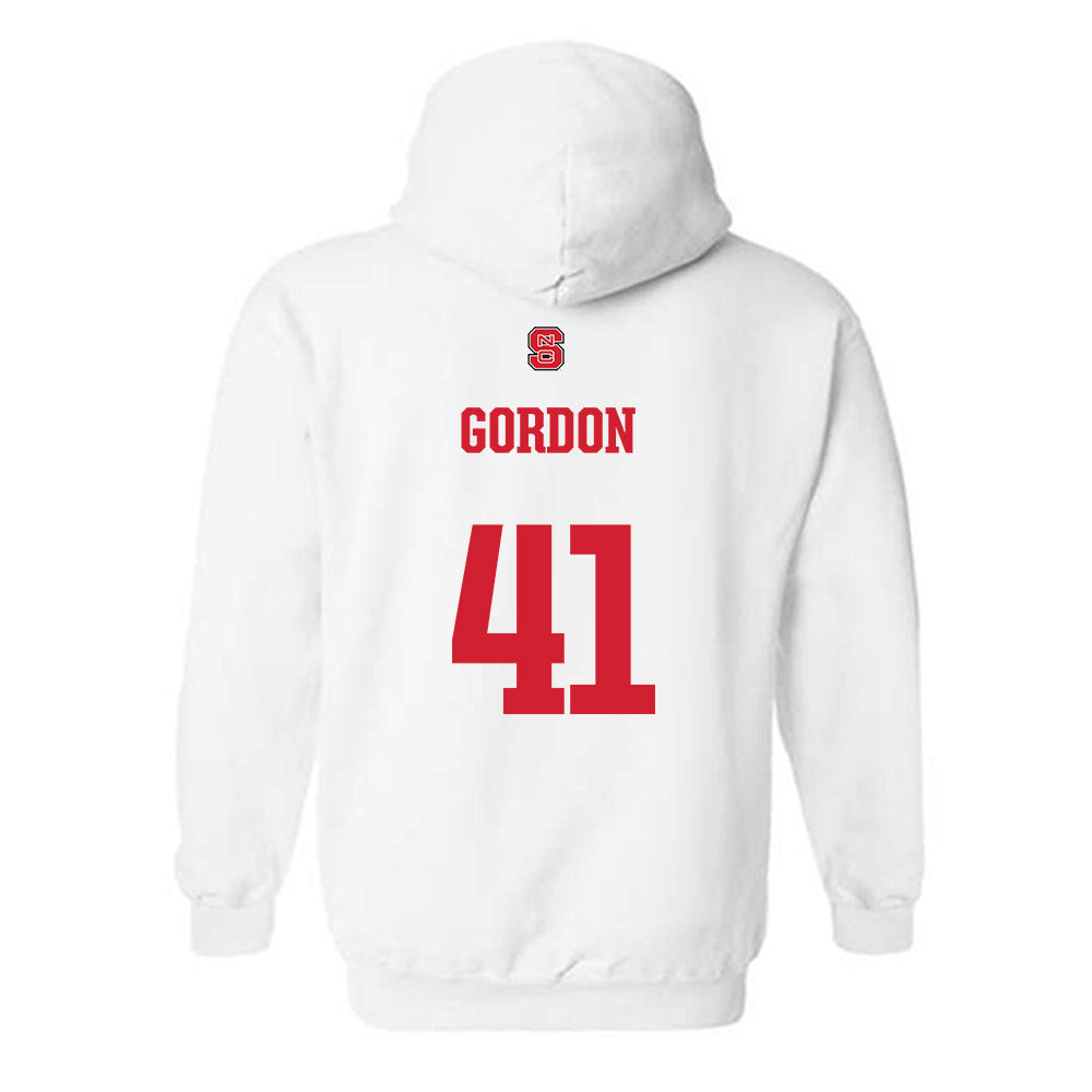 NC State - NCAA Football : Caden Gordon - Generic Shersey Hooded Sweatshirt-1