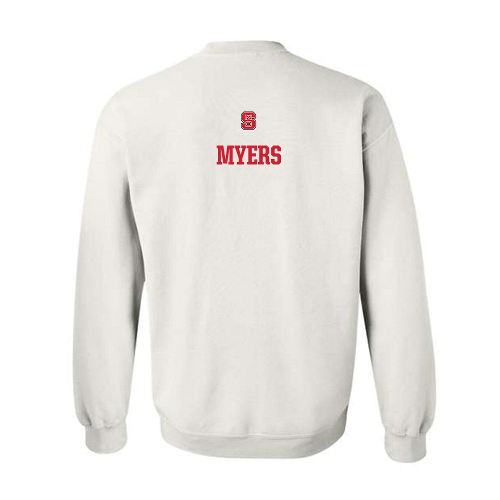 NC State - NCAA Women's Gymnastics : Ava Myers - Generic Shersey Crewneck Sweatshirt