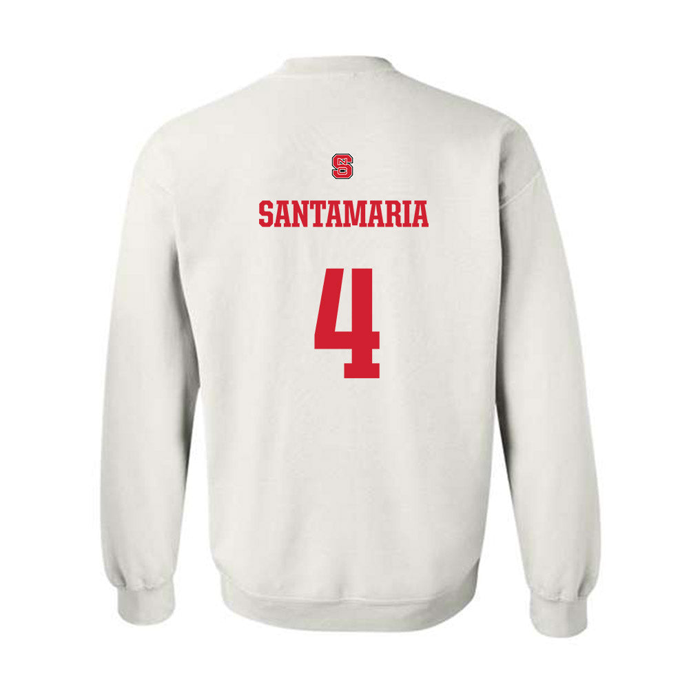 NC State - NCAA Men's Soccer : Carlos Santamaria - Generic Shersey Crewneck Sweatshirt-1