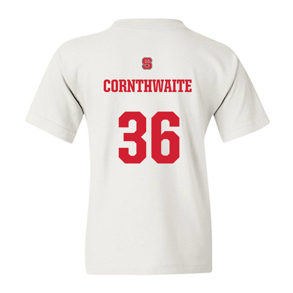 NC State - NCAA Football : Cameron Cornthwaite - Generic Shersey Youth T-Shirt-1
