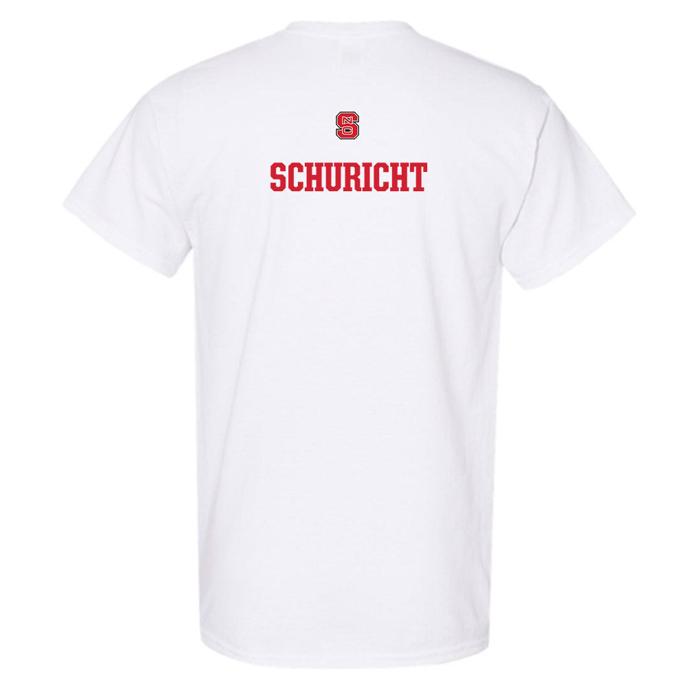 NC State - NCAA Men's Swimming & Diving : Hudson Schuricht - Generic Shersey T-Shirt-1